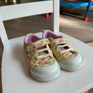 See Kai Run Yellow with Hearts